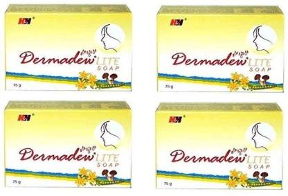 Dermadew Lite Soap 75g Pack of 4s