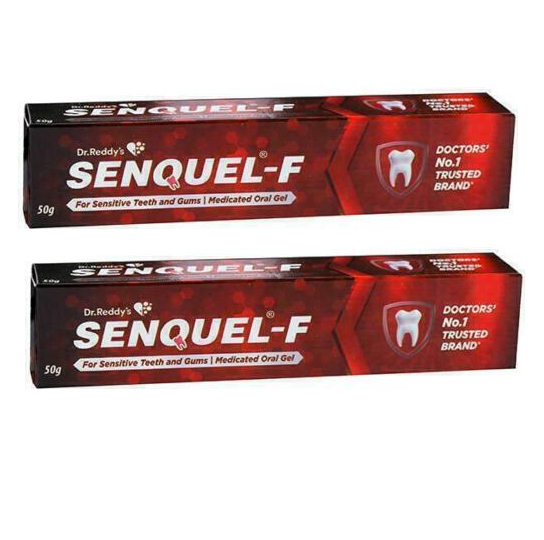 Senquel - F Foaming Medicated Oral Gel 50gm Pack Of 2