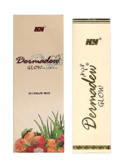 Dermadew Glow Face Wash - 100ml With Glow Cream - 50gm Combo 