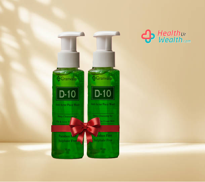 D-10 Anti Acne Face Wash 100ml Pack Of 2