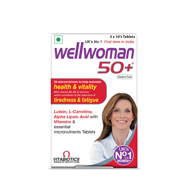 Wellwoman 50,Plus 30 Tablets