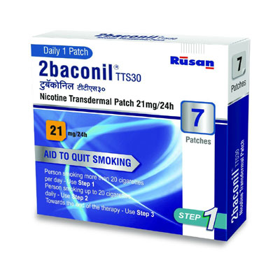 2baconil Nicotine Transdermal Patch  21mg