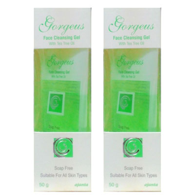 Gorgeus Face Cleansing Gel 50 gm pack of 2