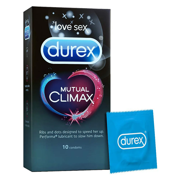 Durex Mutual Climax Condoms, 10 Count