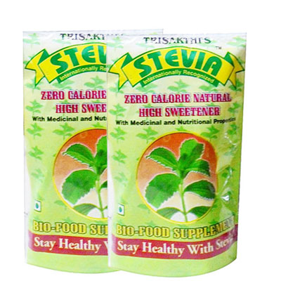 Stevia Zero Calorie Natural High Sweetener Pack Of 2 100gm