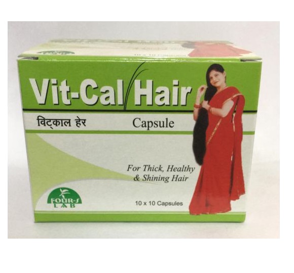 Buy Vit Cal Hair Capsules PACK OF 5 Online - HealthurWealth