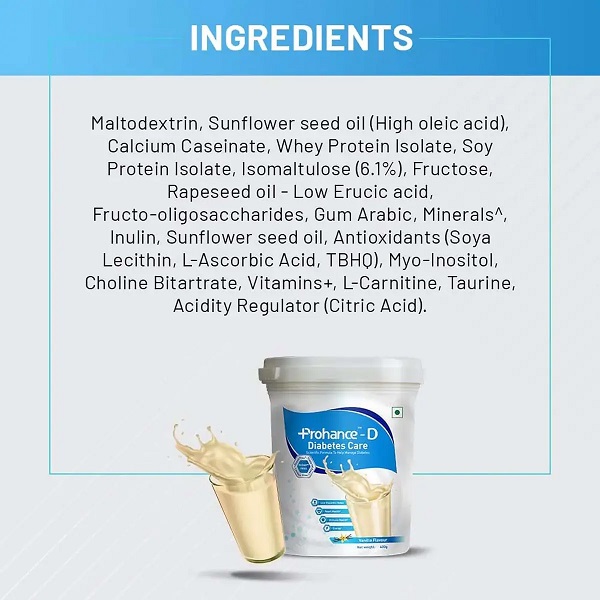 Prohance-D Sugar Free Vanilla Powder 400gm