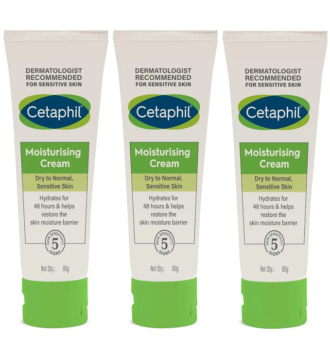 Cetaphil Moisturising Cream 80gm Pack Of 3