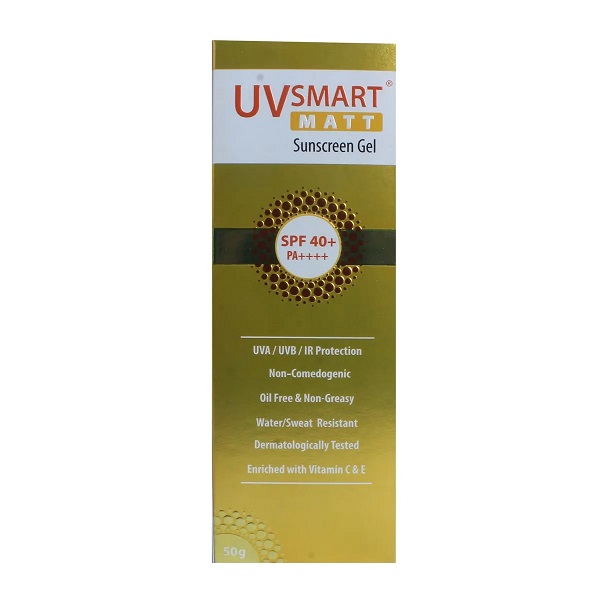 UVsmart Matt SPF 40 Plus Sunscreen Gel 50gm