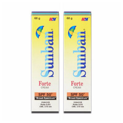 Sunban Forte Cream 60gm Pack Of 2