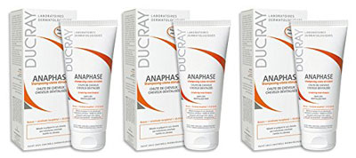 Ducray Anaphase Cream Shampoo 100ml Pack of 3