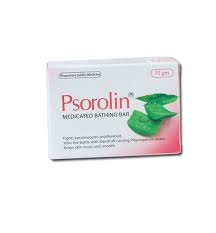 Psorolin Medicated Bathing Bar 75gm Pack Of 5