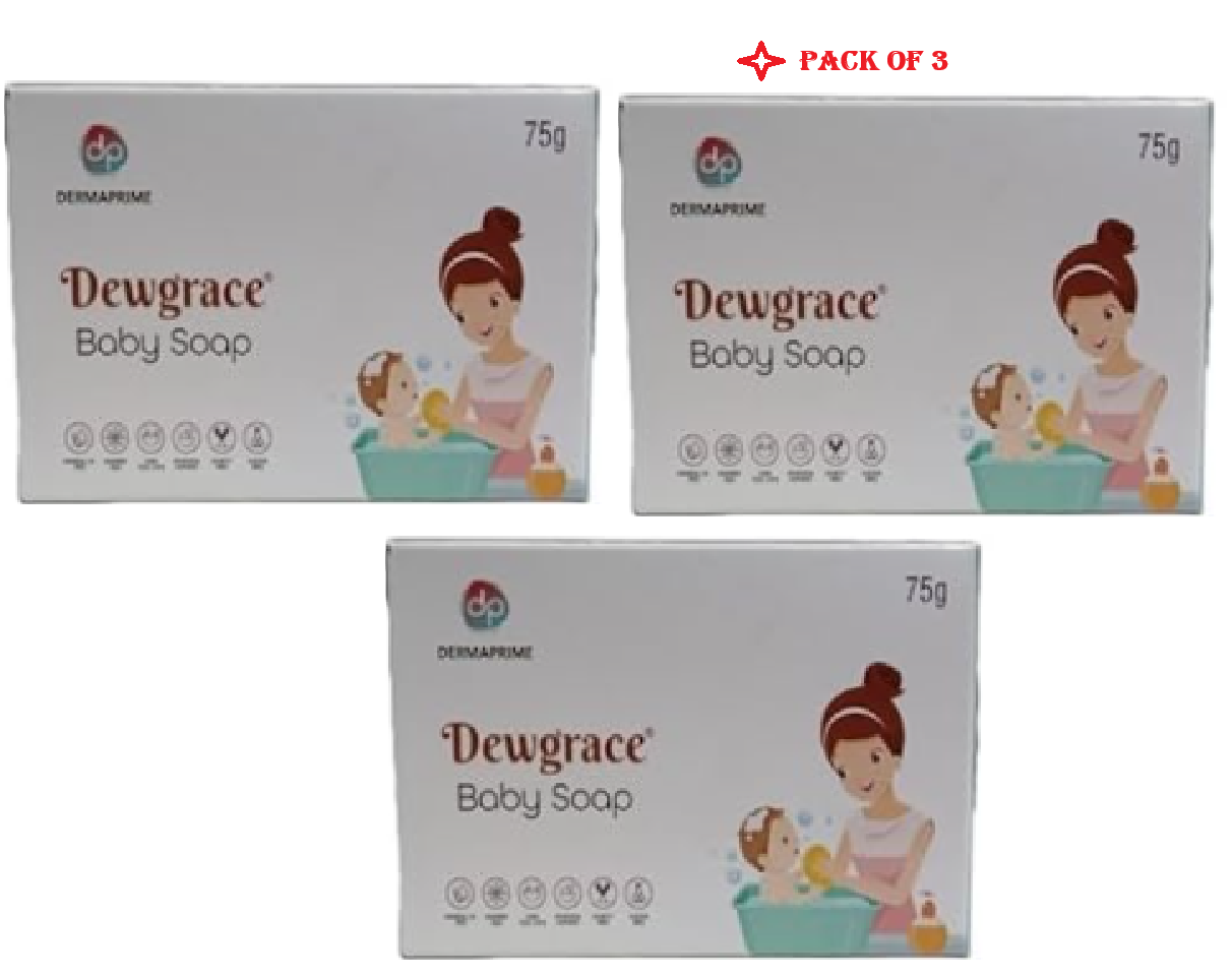 Dewgrace baby soap pack of 3