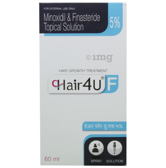 57 Working Days Hair4u  Minoxidil  Aminexil Topical Solution  Worldwide Packaging Size Bottle