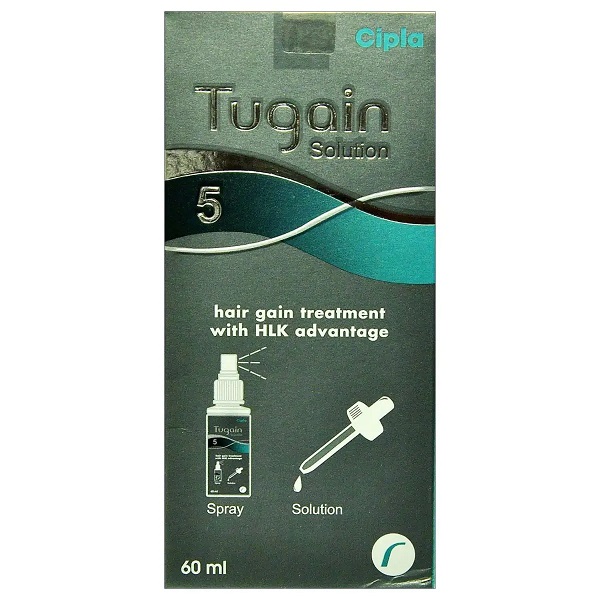 Tugain 5 Percent Topical Solution 60ml