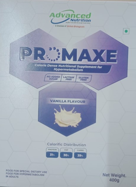 Promaxe  Vanilla Flavour 400gm