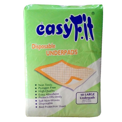Easy Fit Disposable Underpads - L  (10 Pieces)