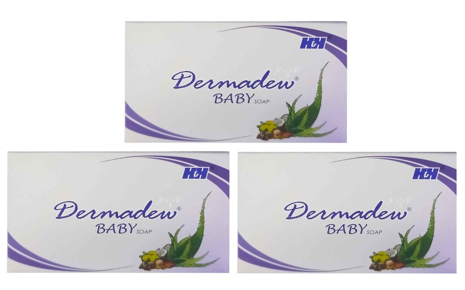 Dermadew Baby Soap 75gm Pack Of 3