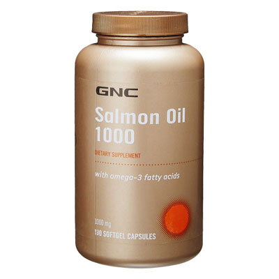 GNC Salmon Oil 1000 mg 180 Softgel Capsules