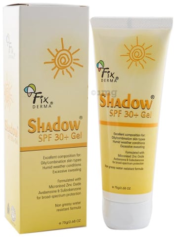 FIXDERMA SHADOW GEL SPF plus 30 75GM