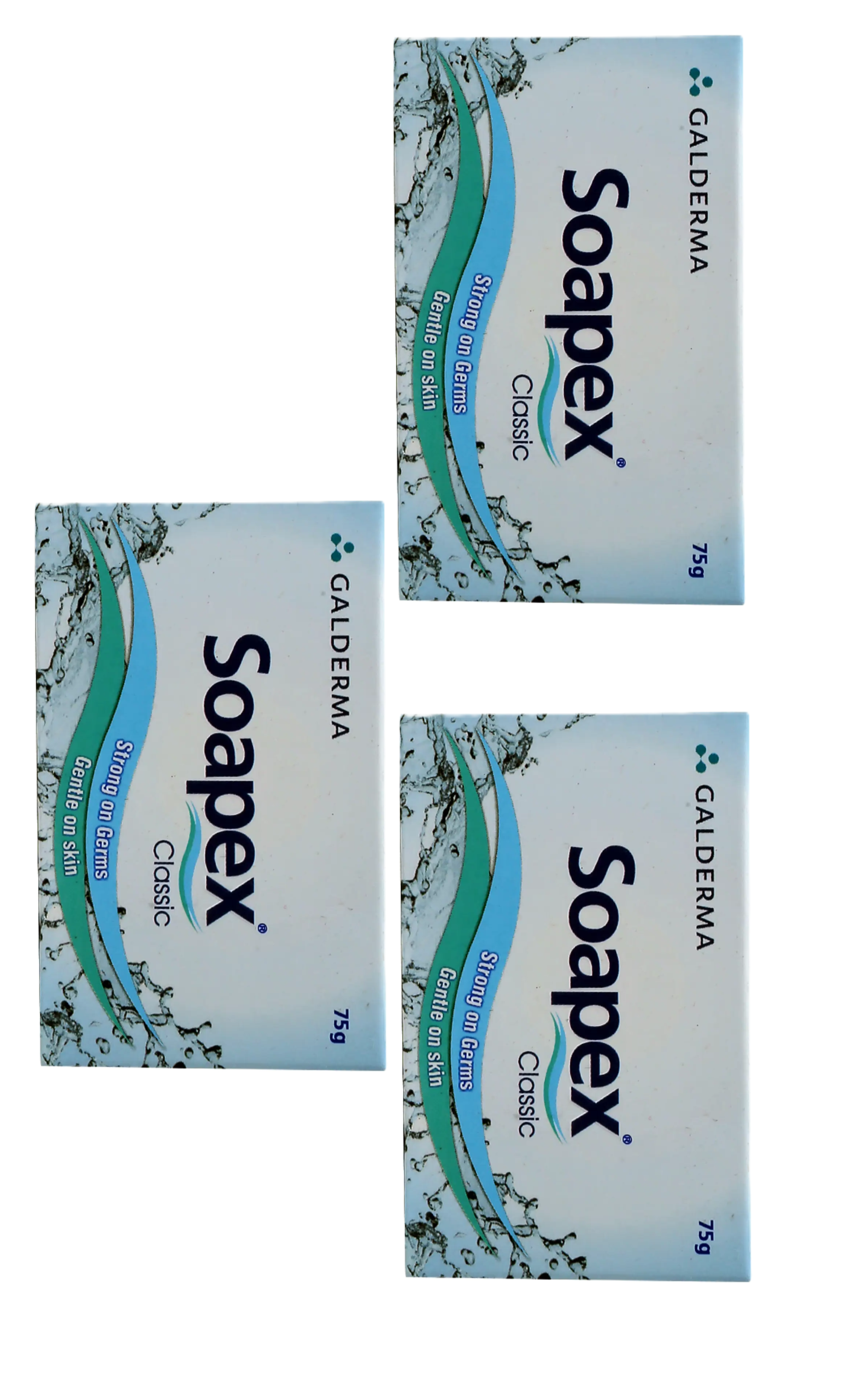Soapex Classic Soap Pack of 3