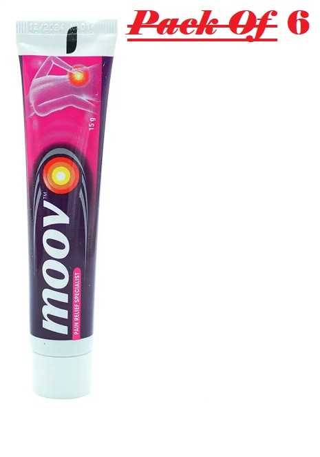 Moov Pain Relief Cream 15gm Pack Of 6