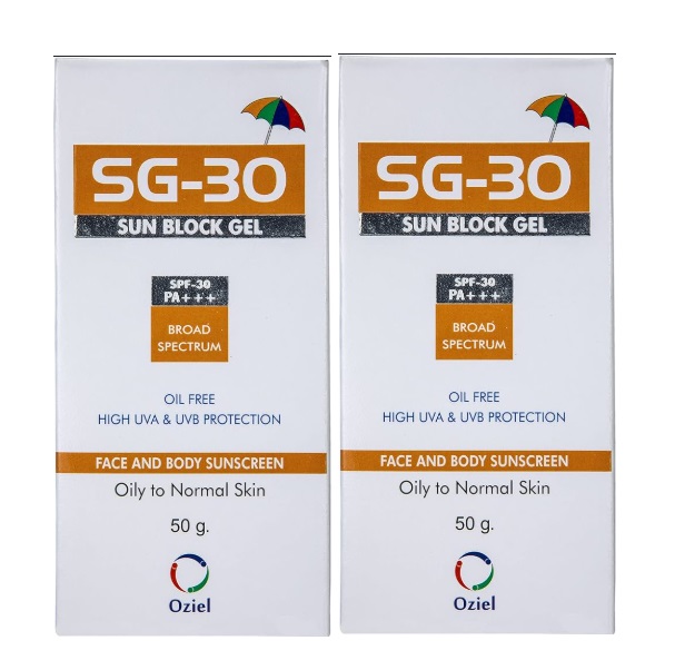  SG-30 Sunblock gel pack of 2