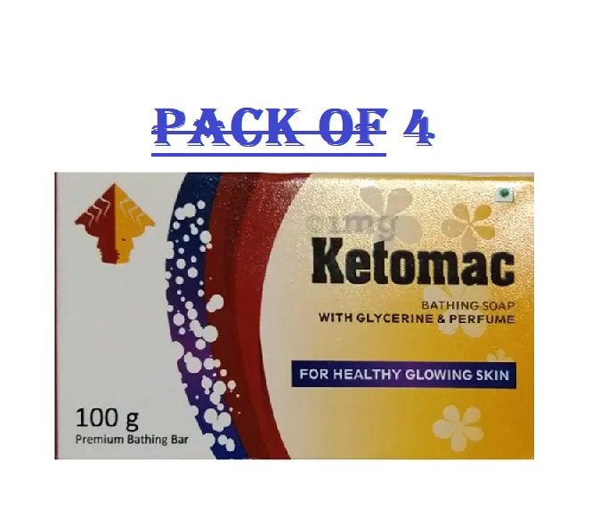 Ketomac Bathing Soap 100gm Pack Of 4