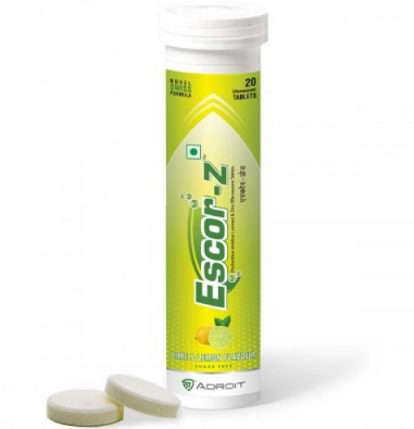 Escor Z Lime & Lemon Effervescent Tablet 20's