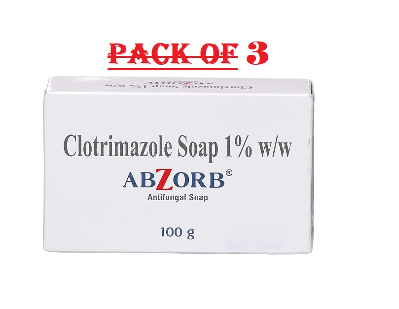 Abzorb Anti Fungal Soap 100gm Pack Of 3