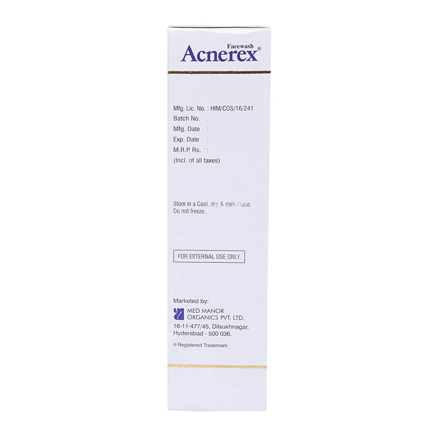 Acnerex Face Wash 75ml