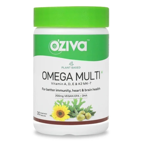 OZiva Plant Based Omega Multi 30 Capsules