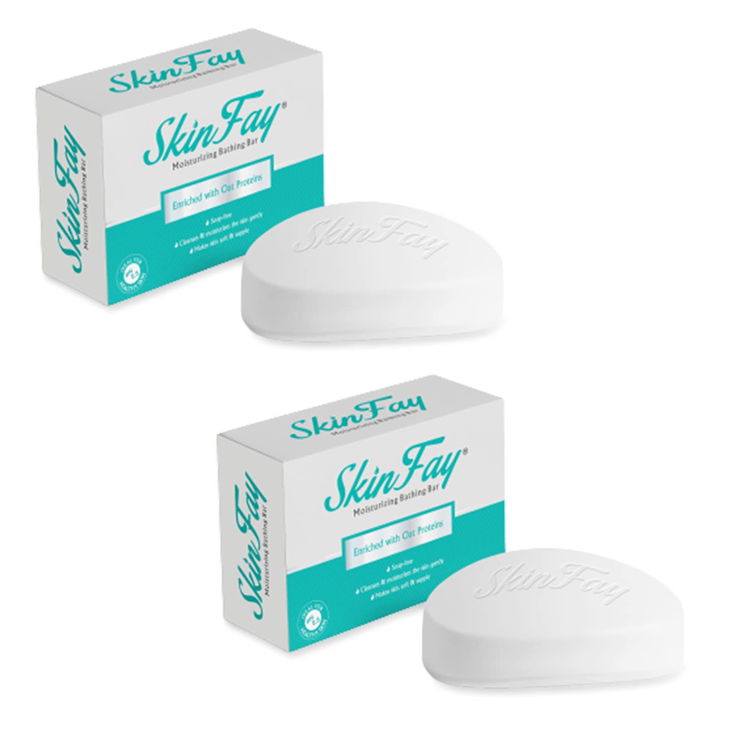 SKIN FAY 75g Moisturizing Bathing Bar PACK OF 2