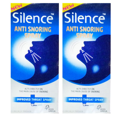 Silence Anti Snoring Spray 20ml pack of 2