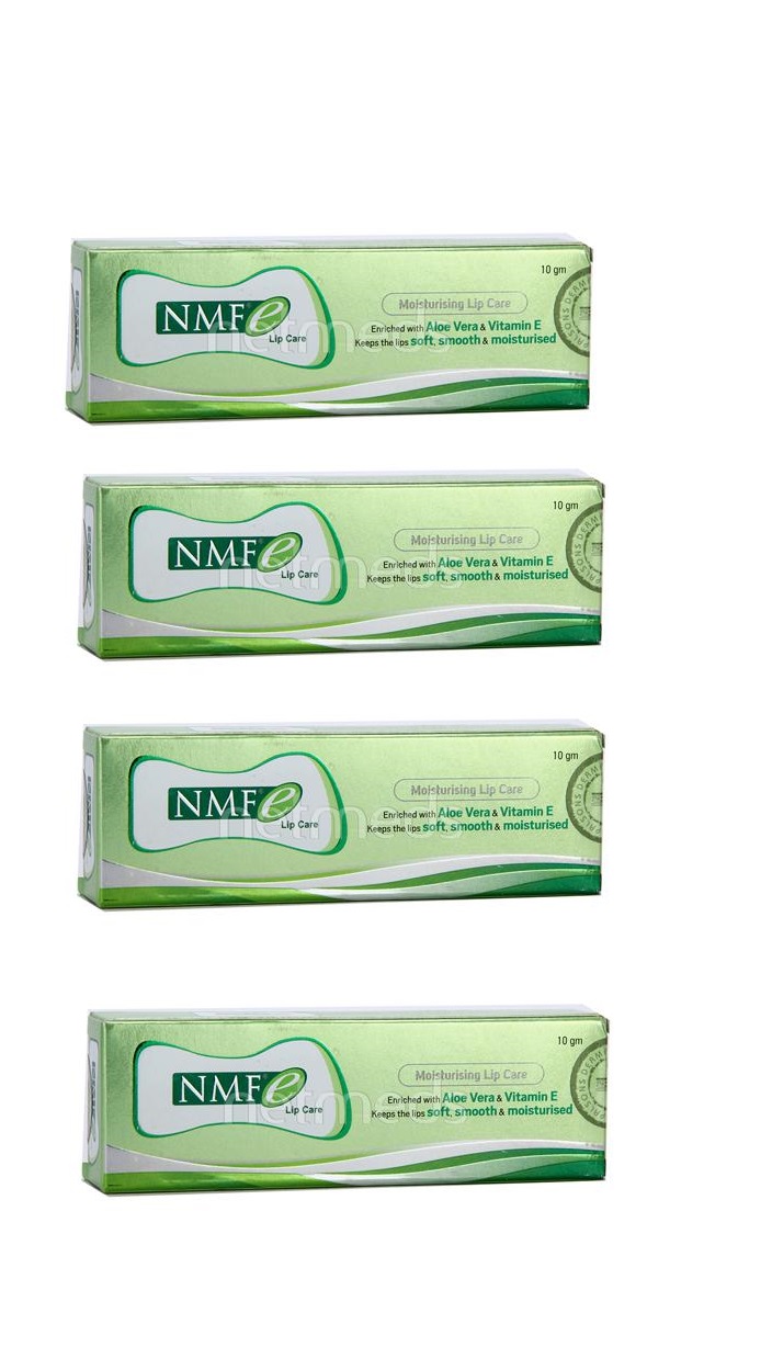 NMFe Nmf E Lip Care Balm 10 Gm Pack Of 4