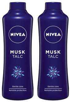 NIVEA MUSK TALC 400G PACK OF 2