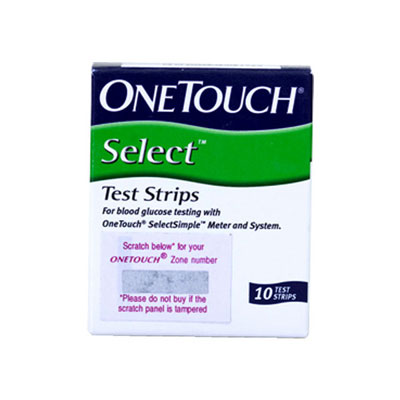 One Touch Select 10s Strips