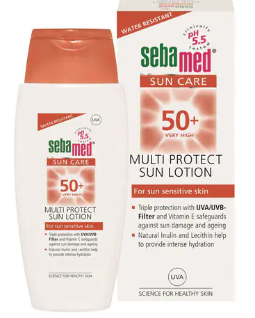 Sebamed sun care 50 multi protect sun lotion 150ml