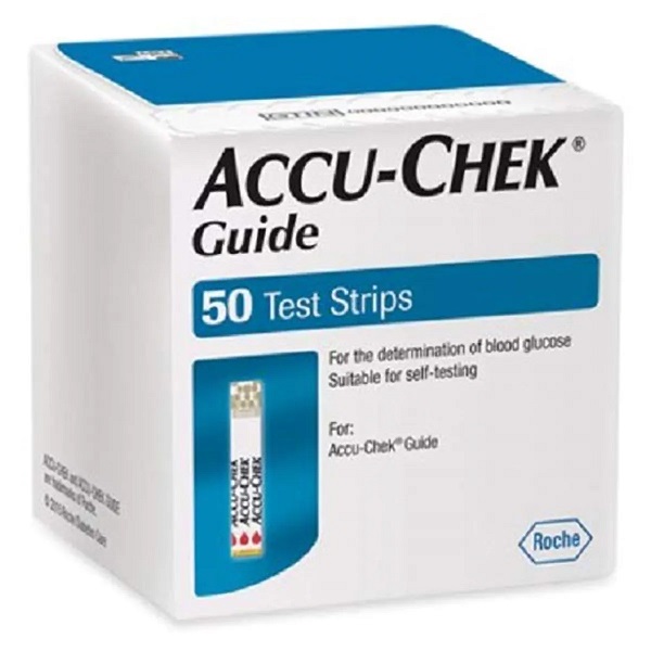 Accu-Chek Guide Blood Glucose Test Strips, 50 Count