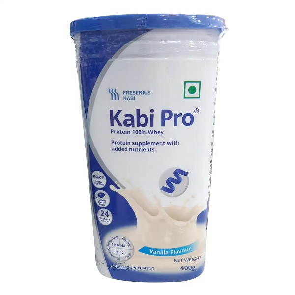 Kabipro Protein 100% Whey Vanilla Flavour Powder 400gm