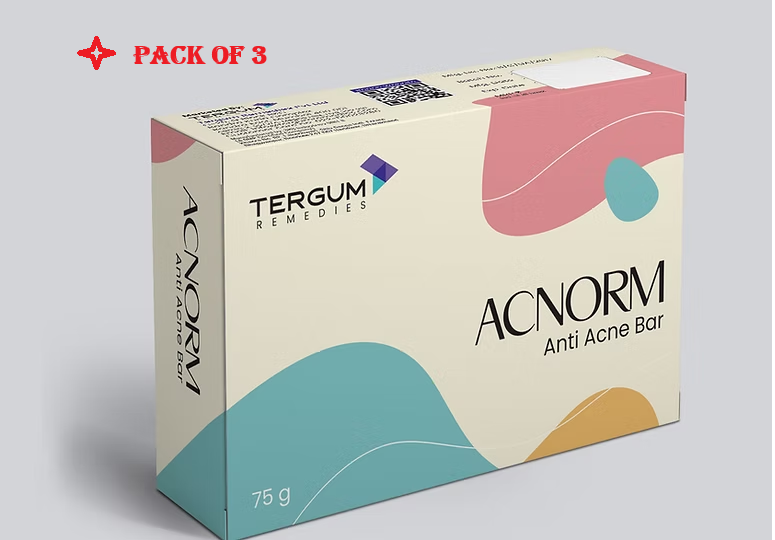 Acnorm Anti Acne Bar 75g pack of 3