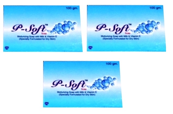 P Soft Soap 100gm Pack Of 3