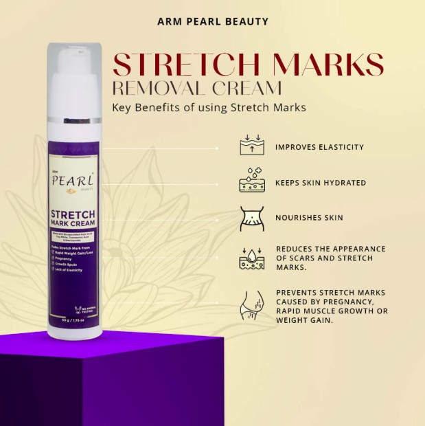 ARM Pearl Beauty Stretch Marks Removal Cream - 50 grms